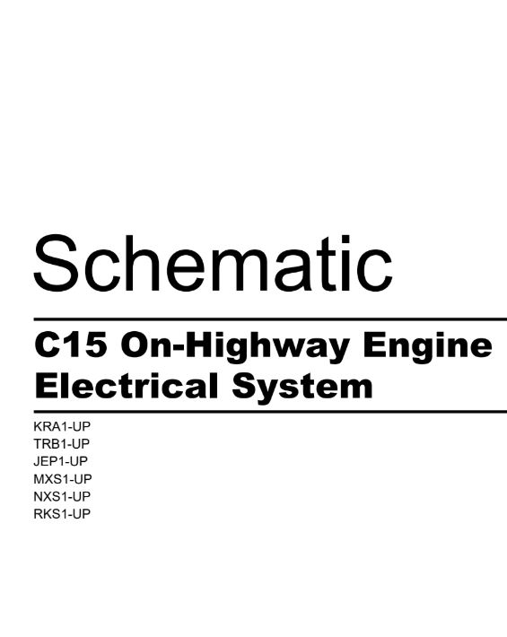 C15 On-Highway Engine Electrical System