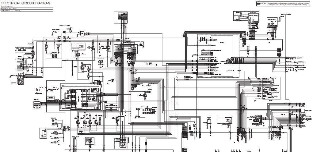 Free Hitachi ZX220LC GI series Circuit diagram