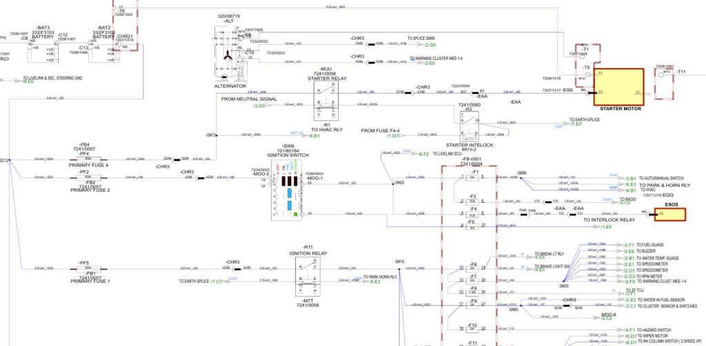 432ZX PLUS Wheel Loader Electrical Circuit Diagram