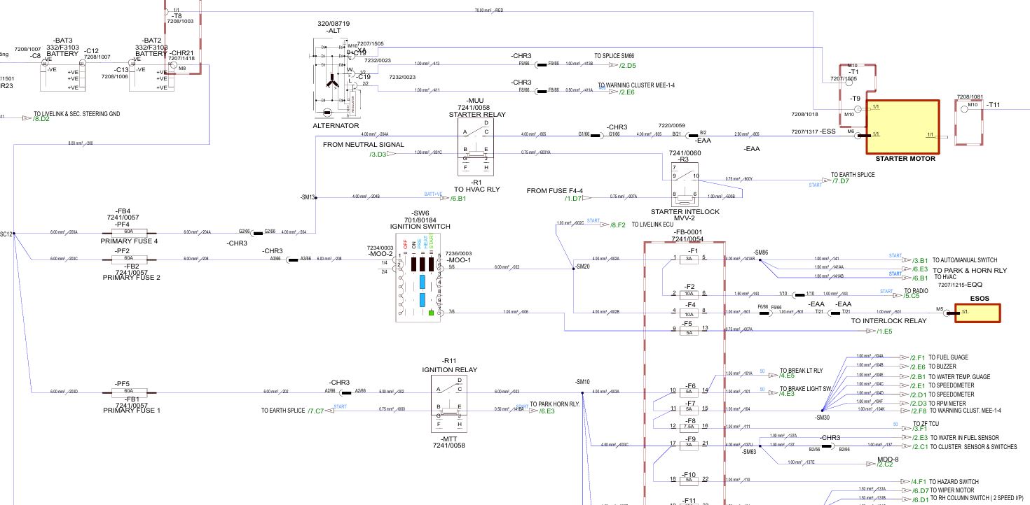 432ZX PLUS Electrical Circuit Diagram