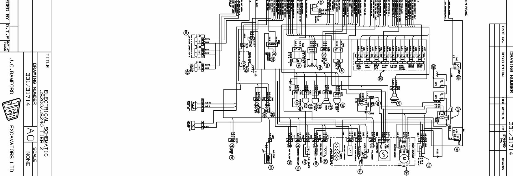 JS 200/ 240 Electrical circuit diagram